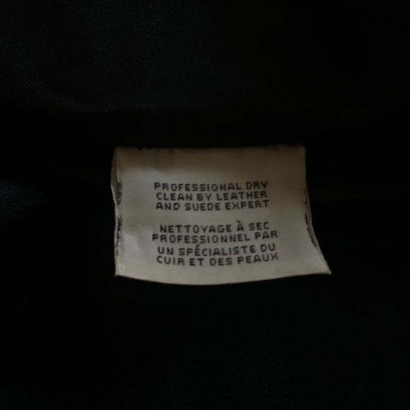 Denim & Supply Ralph Lauren Black Leather Mini Skirt - Picture 5 of 5